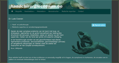Desktop Screenshot of handchirurgiecoenen.be
